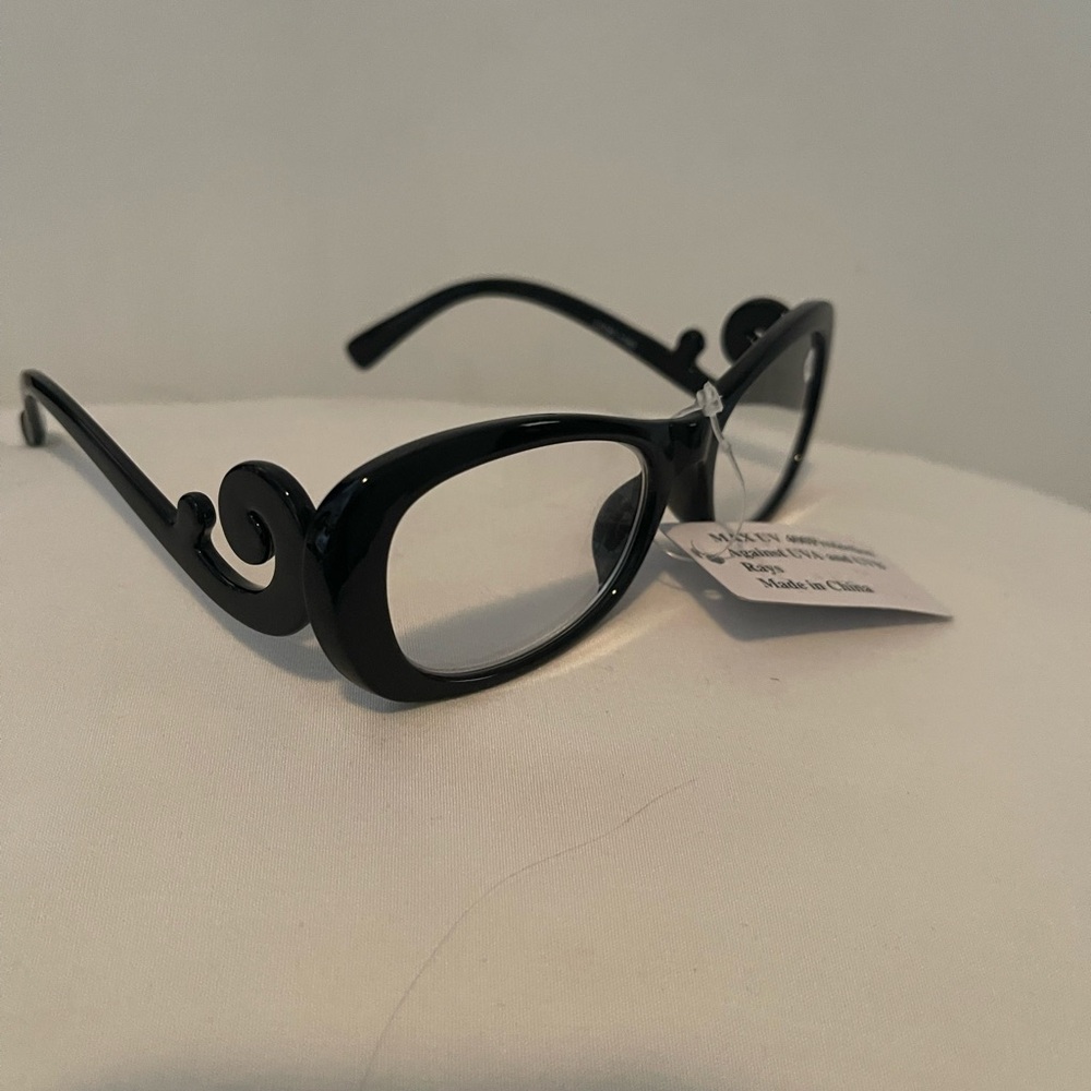 Imitation Prada Black Baroque +2.00 Reading Glasses - Picture 4 of 6